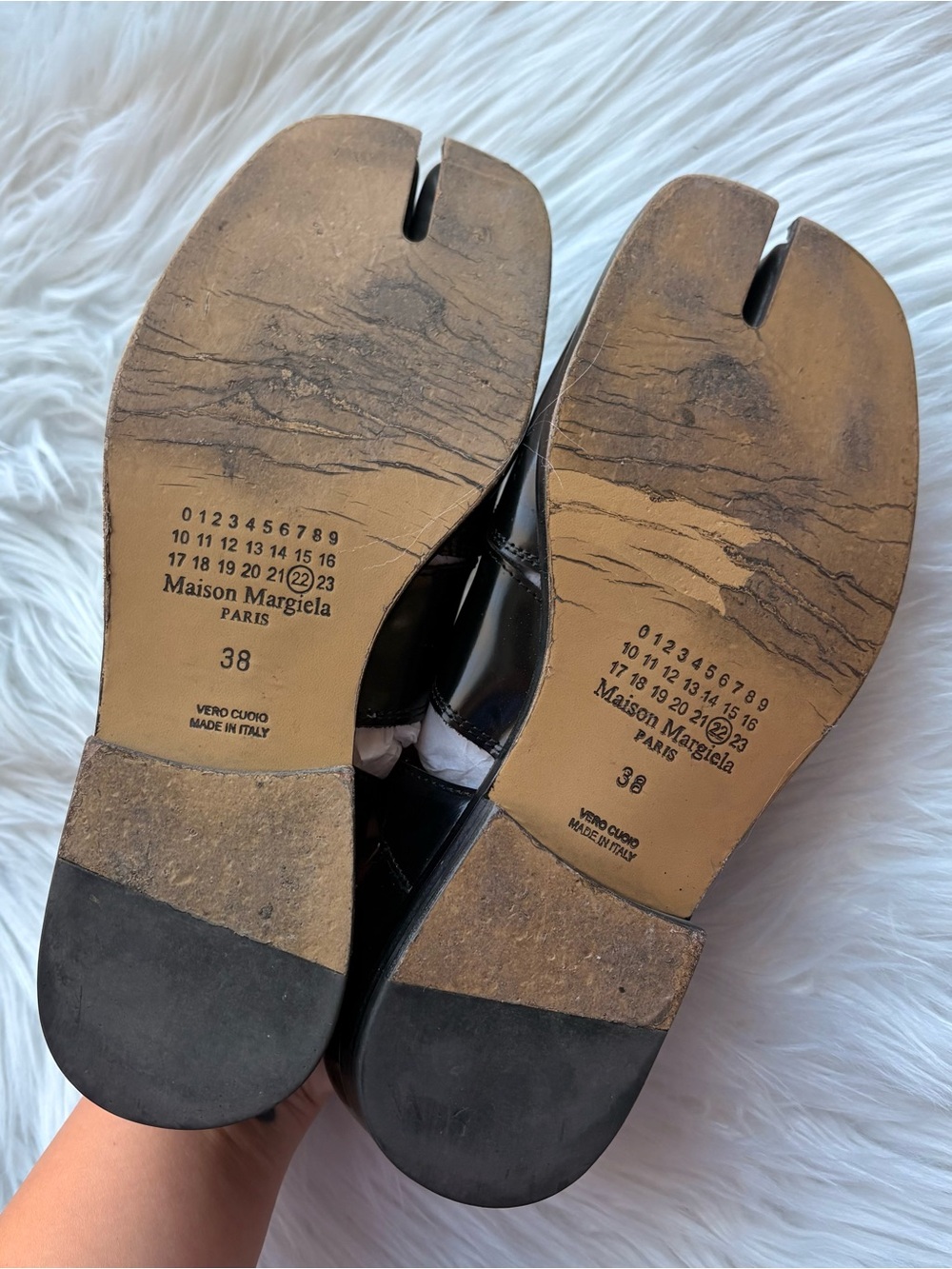 Maison Margiela Tabi leather sandals - Picture 6 of 6